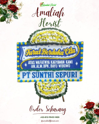 Papan Bunga Duka di Muara Siban