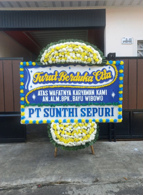 Papan Bunga Duka di Muara Siban