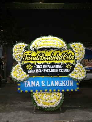 Papan Bunga Duka di Muara Siban